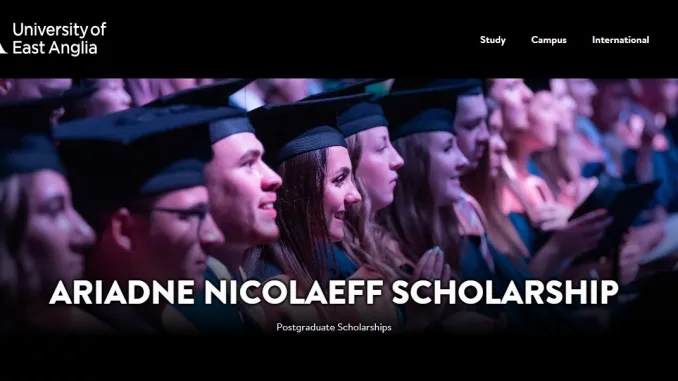 Ariadne Nicolaeff Scholarship