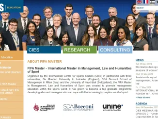 Fully Funded FIFA Masters Scholarship